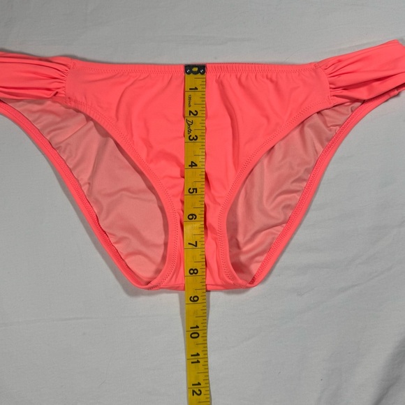 Victoria's Secret Neon Coral Bikini Bottoms Size Large - Picture 5 of 5